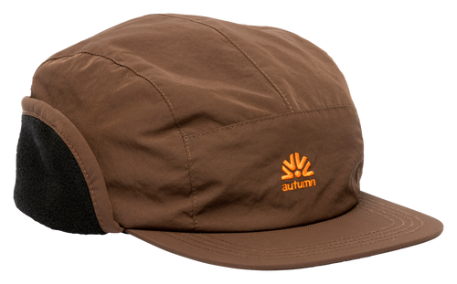 DWR FLAP CAP - BROWN – autumnheadwear