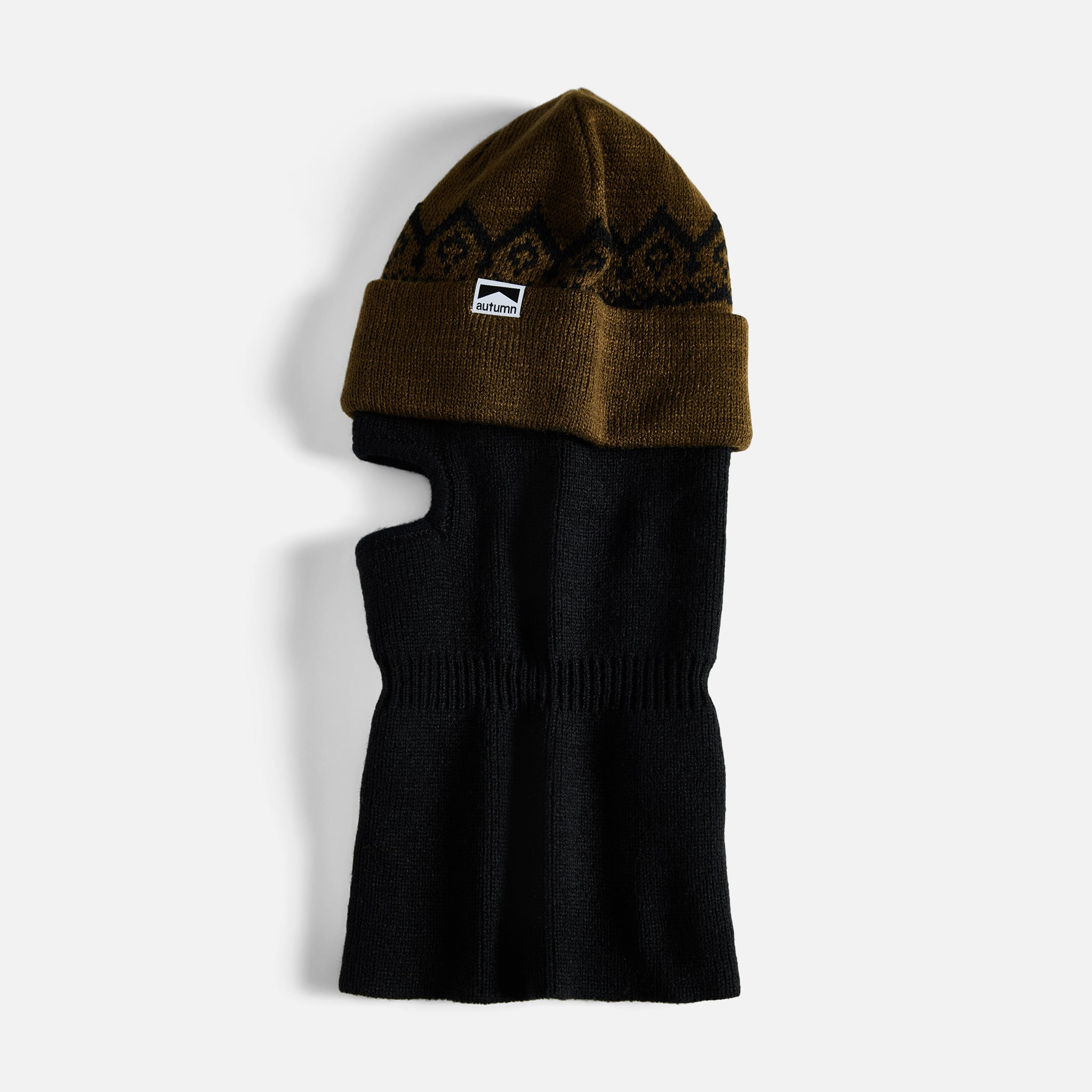 MASK BEANIE - BLACK ARMY – autumnheadwear
