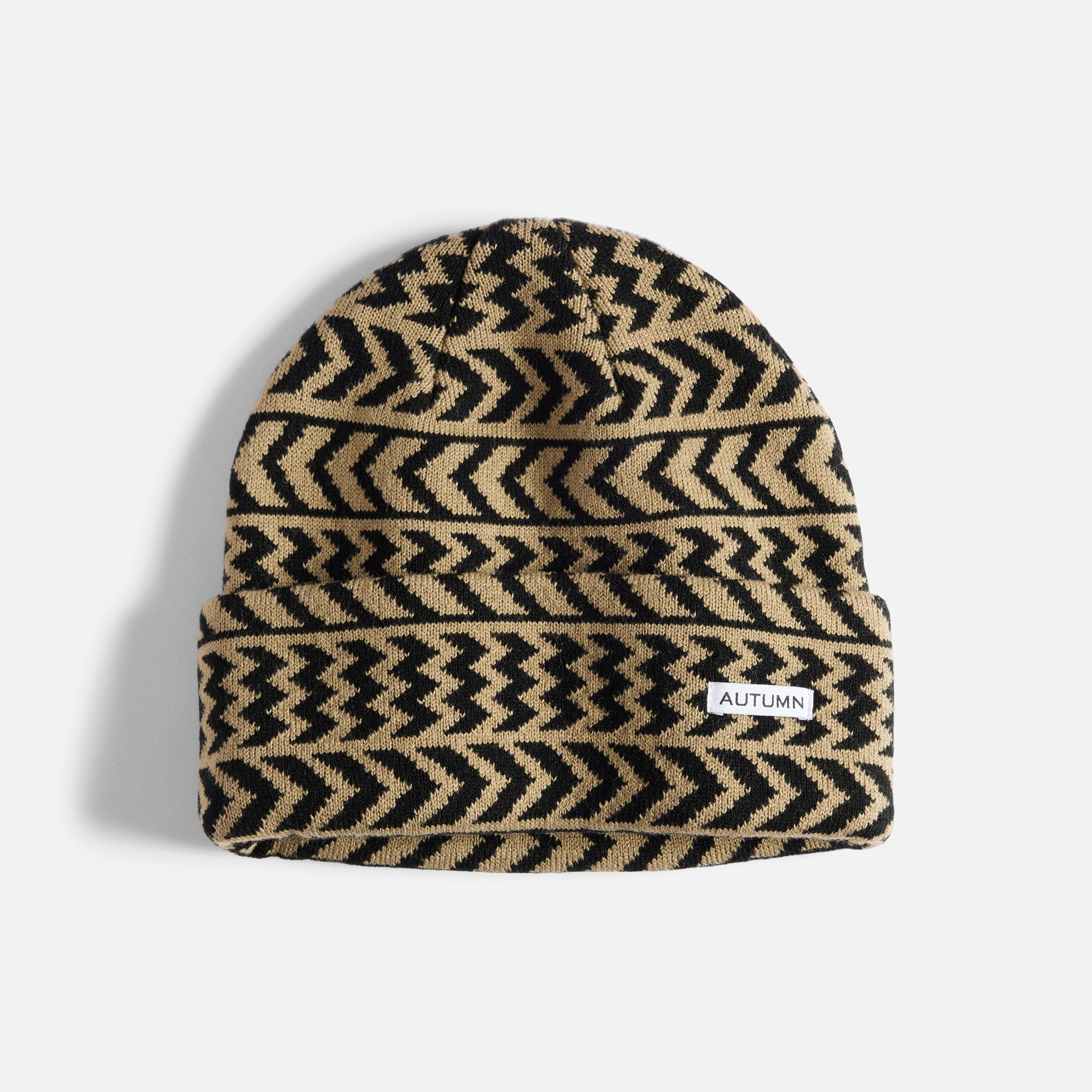 Chevron Beanie - Chinchilla