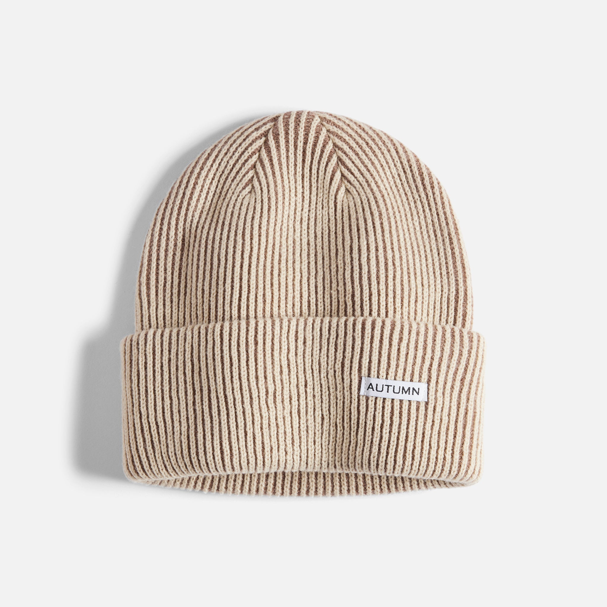 Cord Beanie - Eggshell