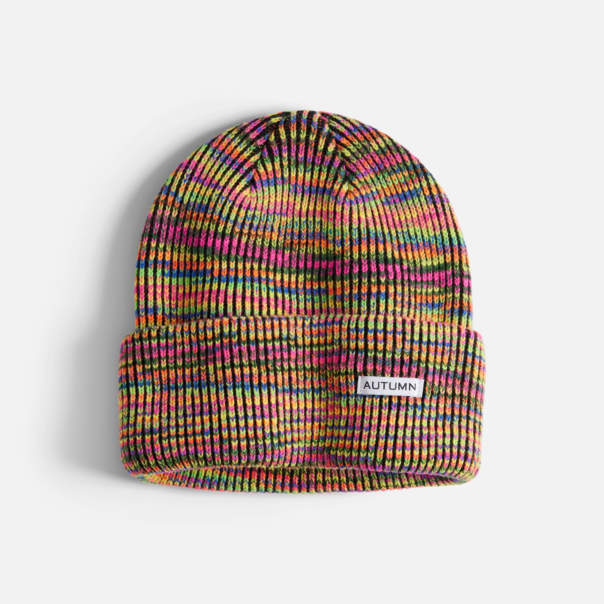 Cord Beanie - Rainbow