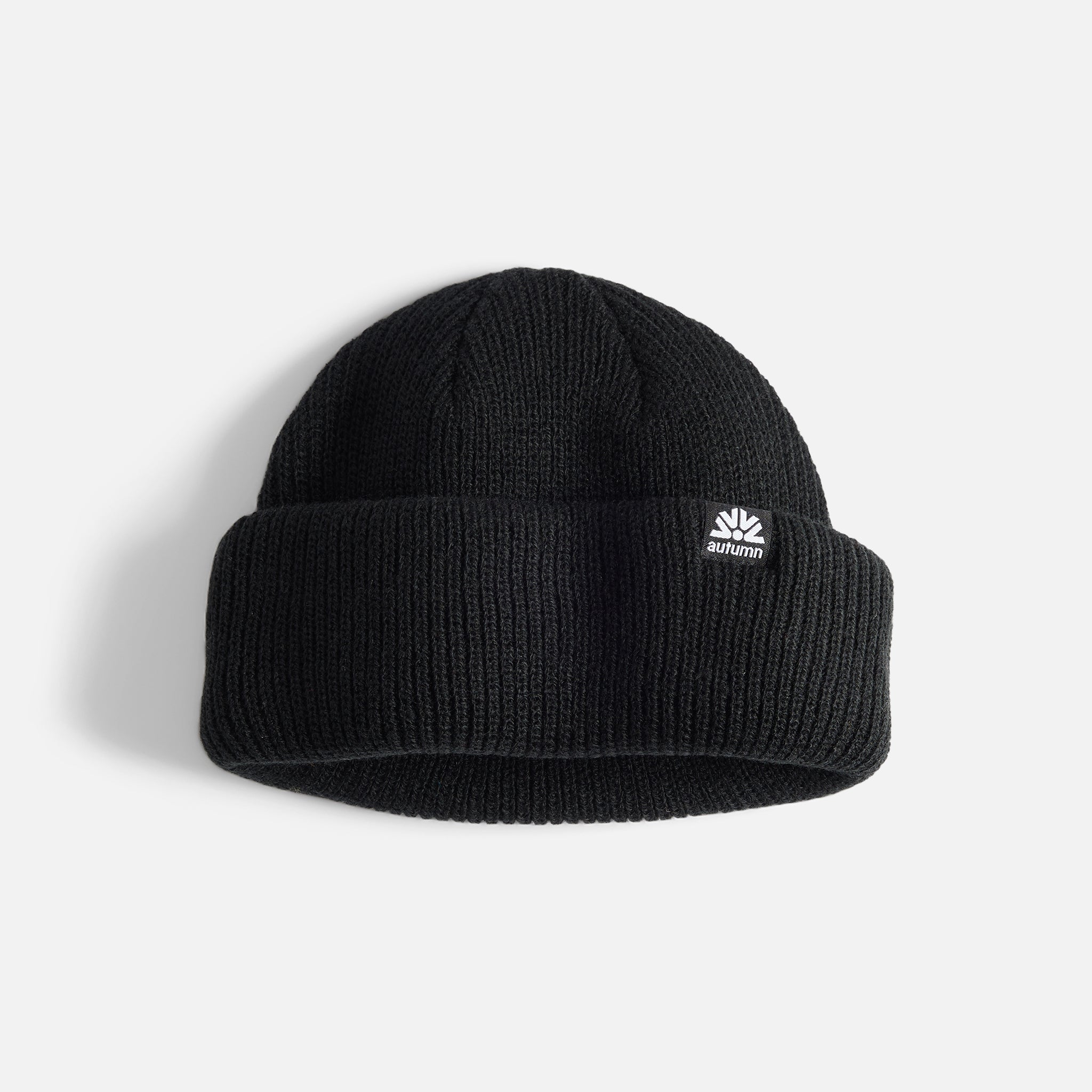 Double Roll Beanie - Black