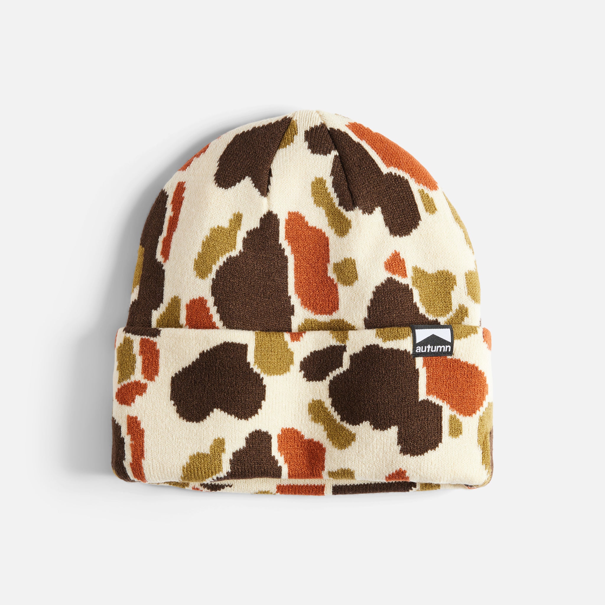 Duck Camo Beanie - Eggshell