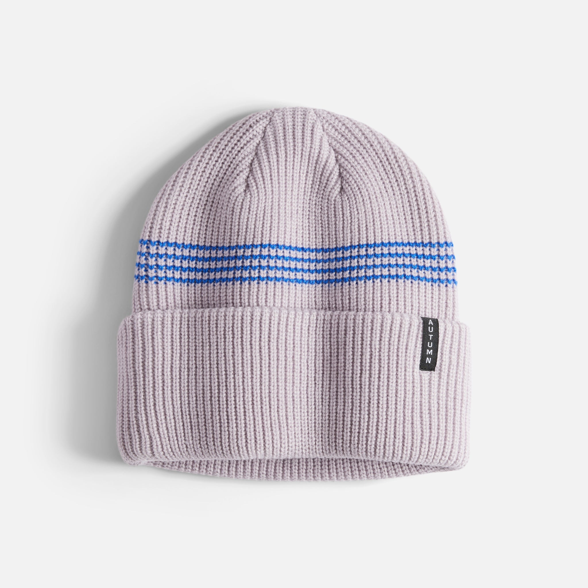 Mini Stripe Beanie - Whisper Pink