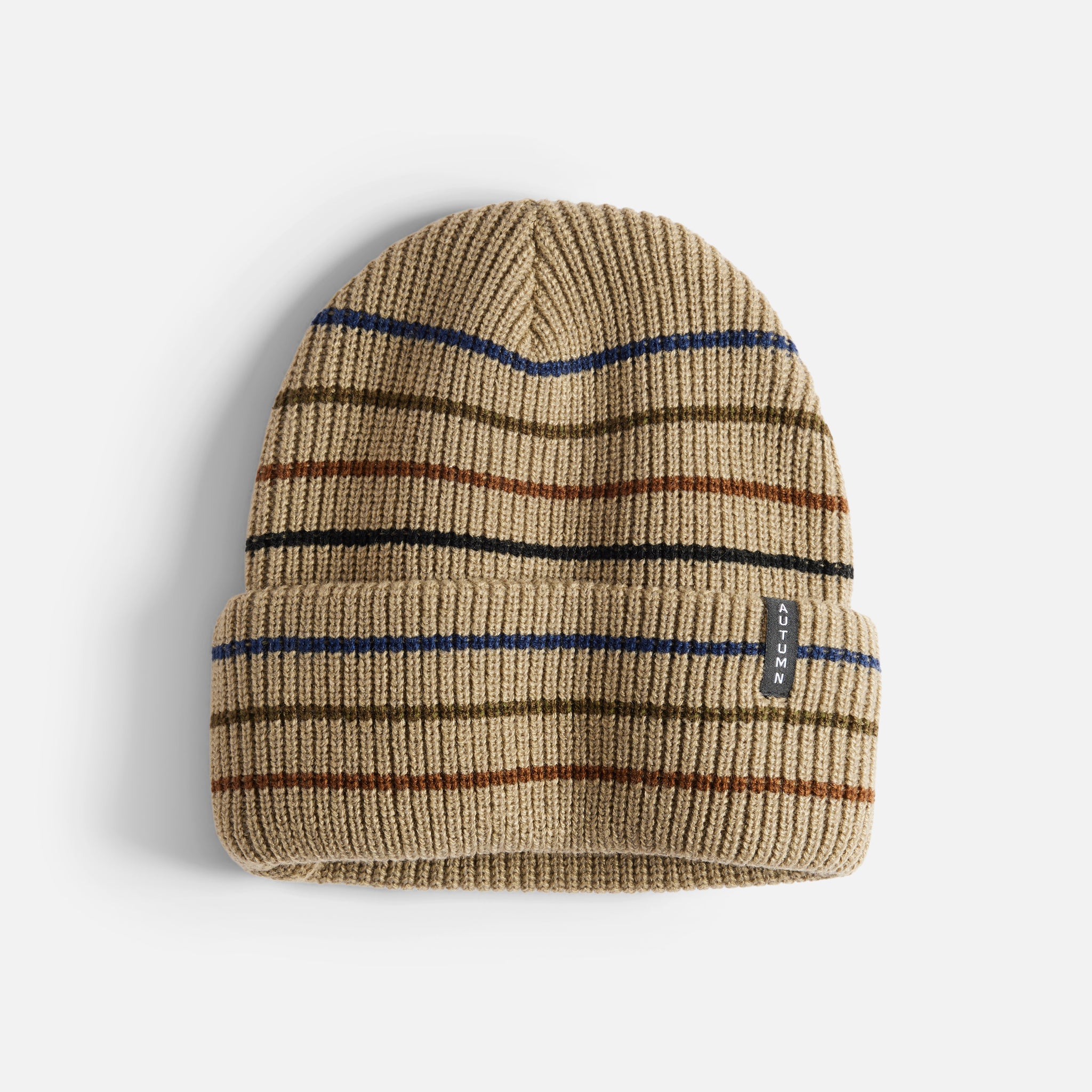 Multi Stripe Beanie - Chinchilla