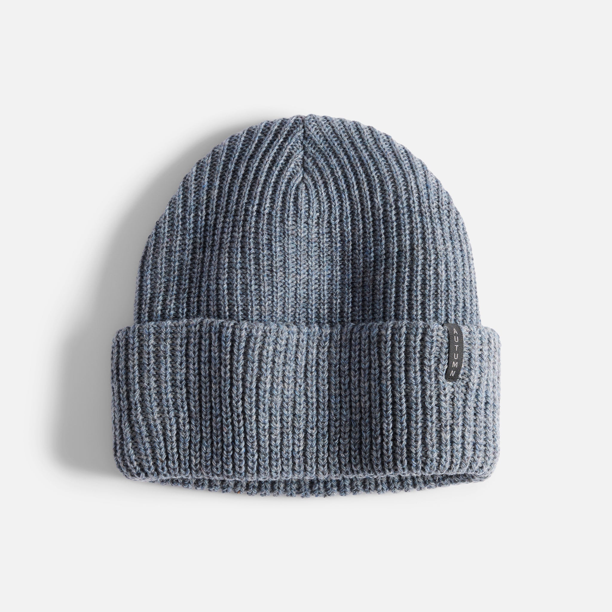 Ribbed Knit Beanie - Blue