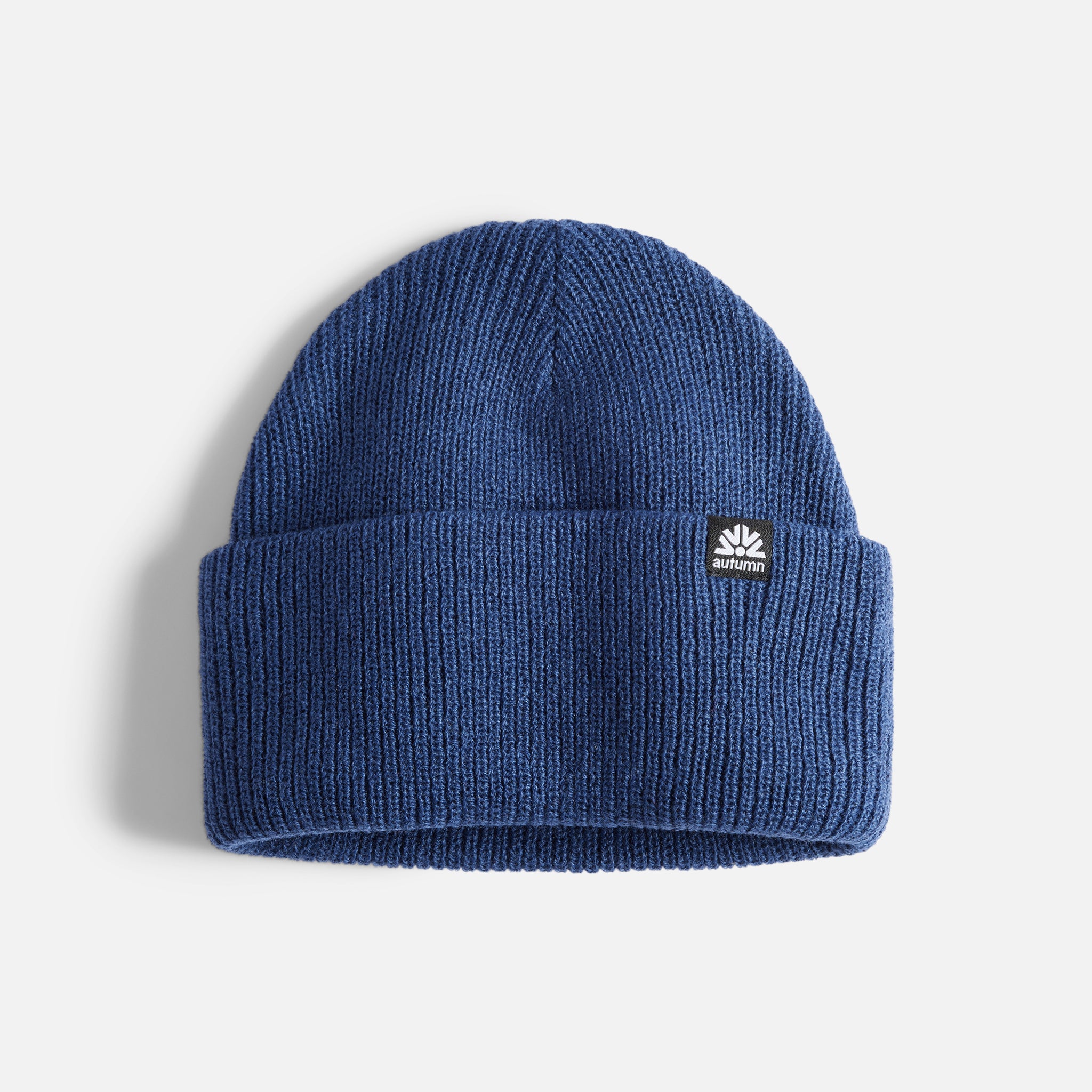 Simple Solid Beanie - Deep Ocean