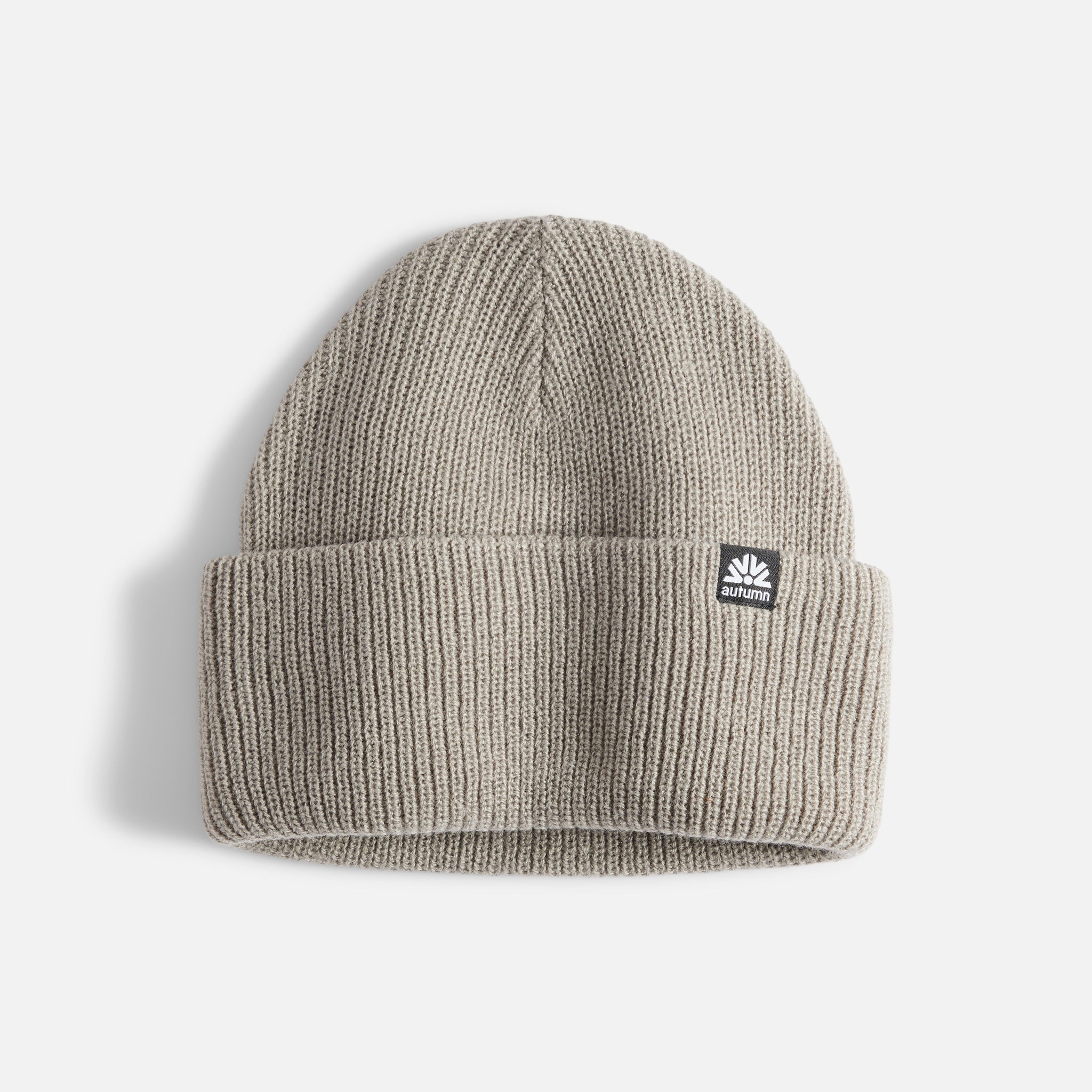 Simple Solid Beanie - Stone