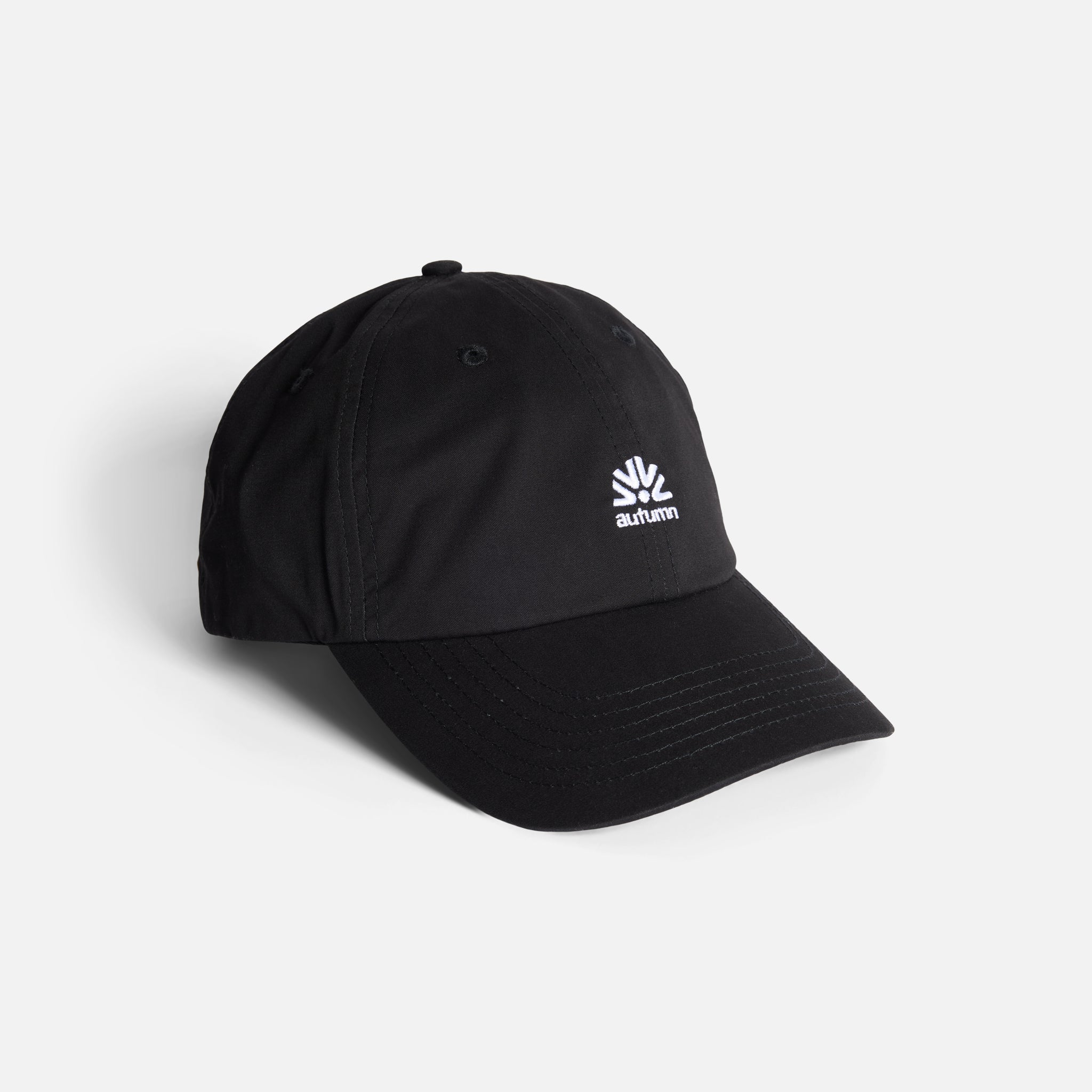 Six Panel Strapback - Black