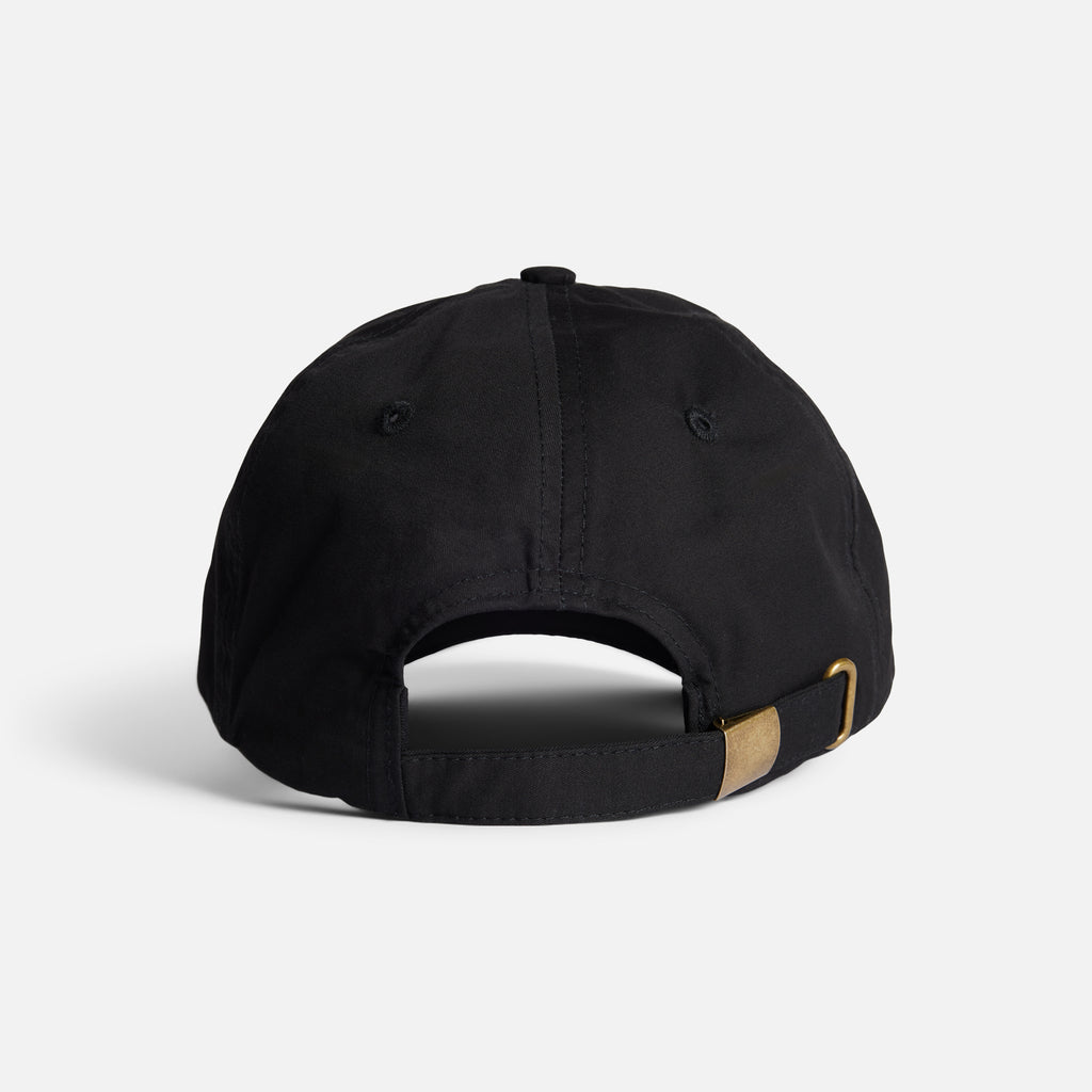 Six Panel Strapback - Black