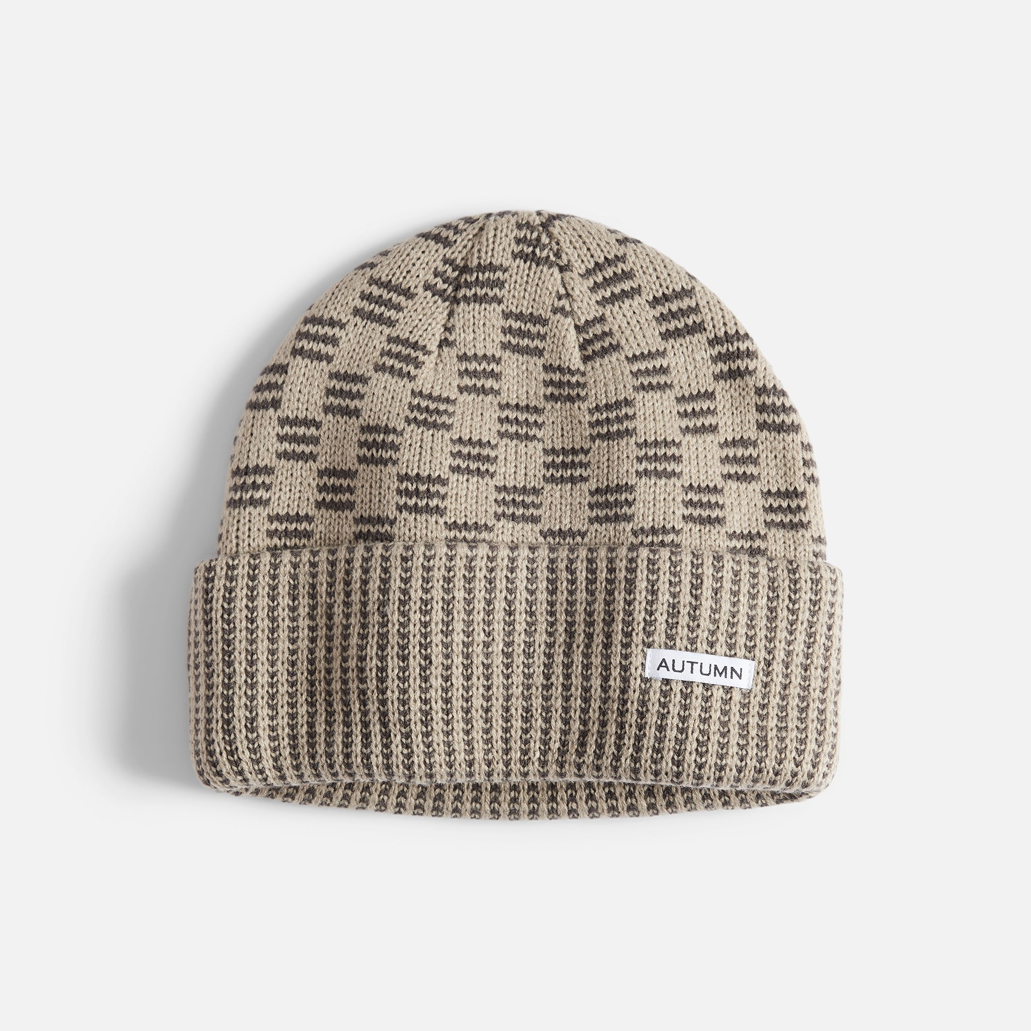 Squared Beanie - Steam Grey