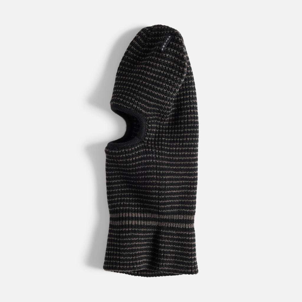 Striped Mask - Black