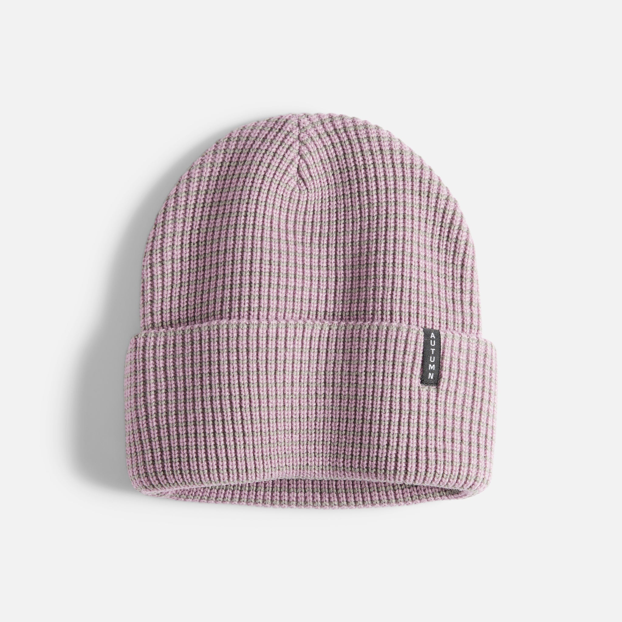 Stripe Beanie - Lavender Ice Cream