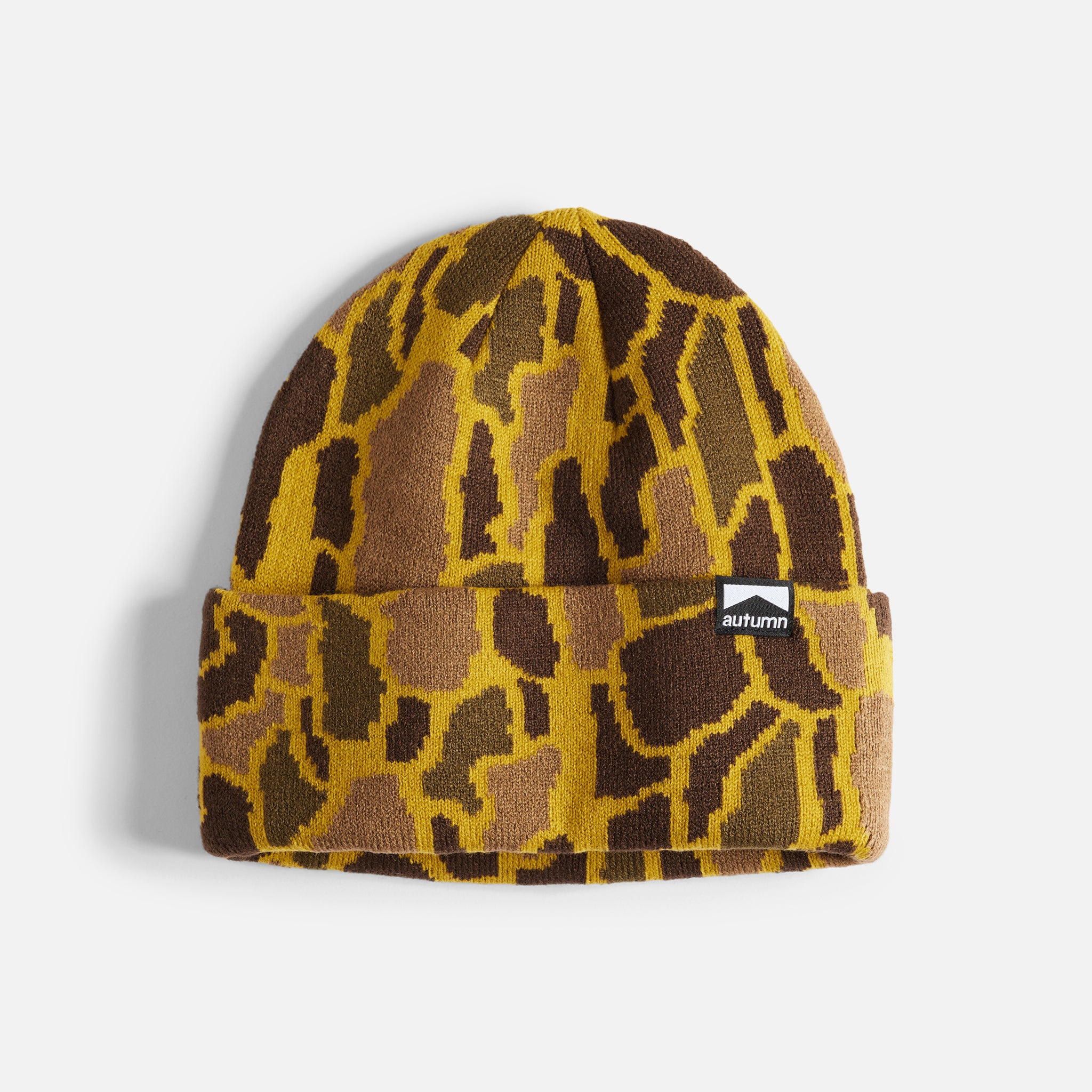 Treebark Beanie - Olive Ochre