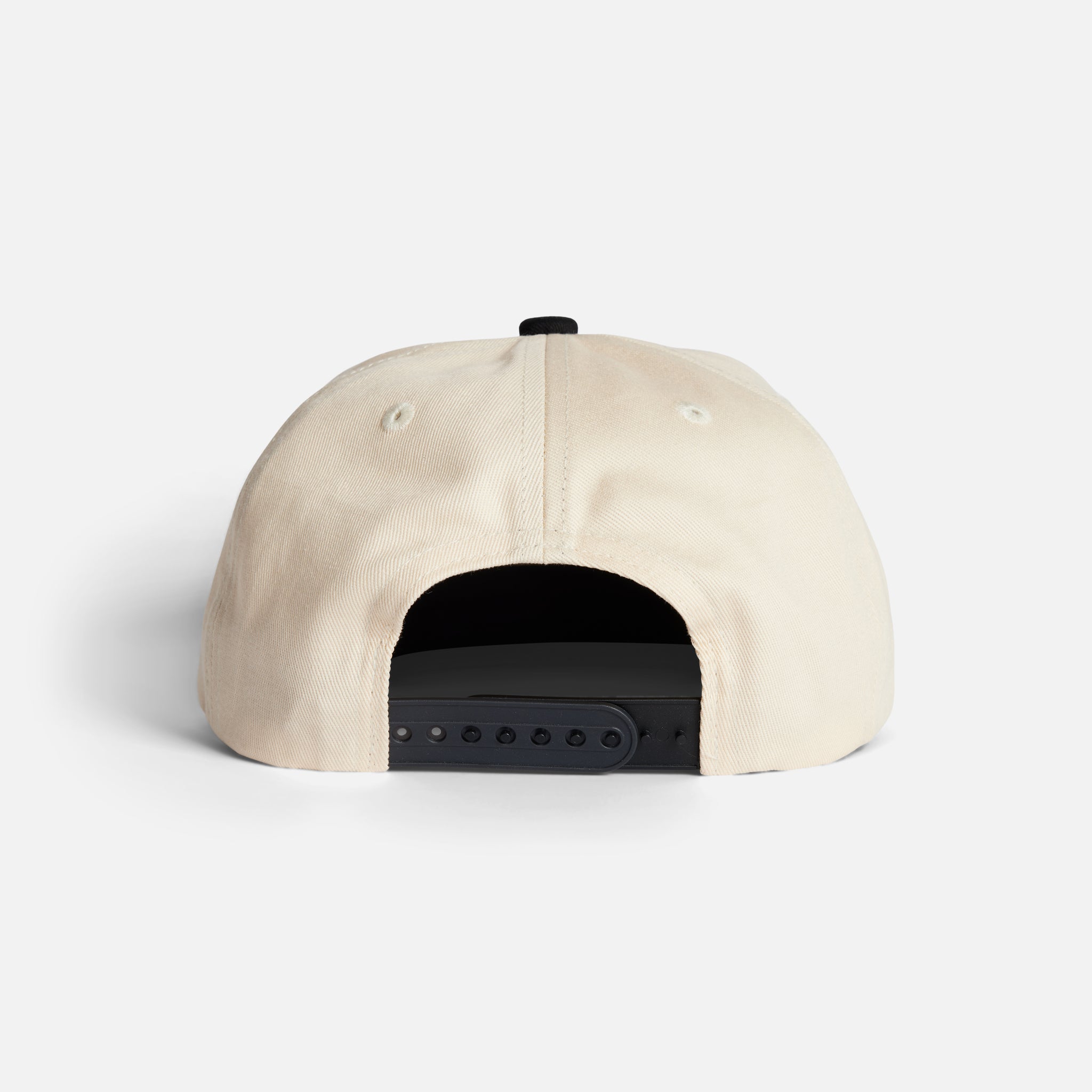 Two Tone Twill Snapback - Eggshell