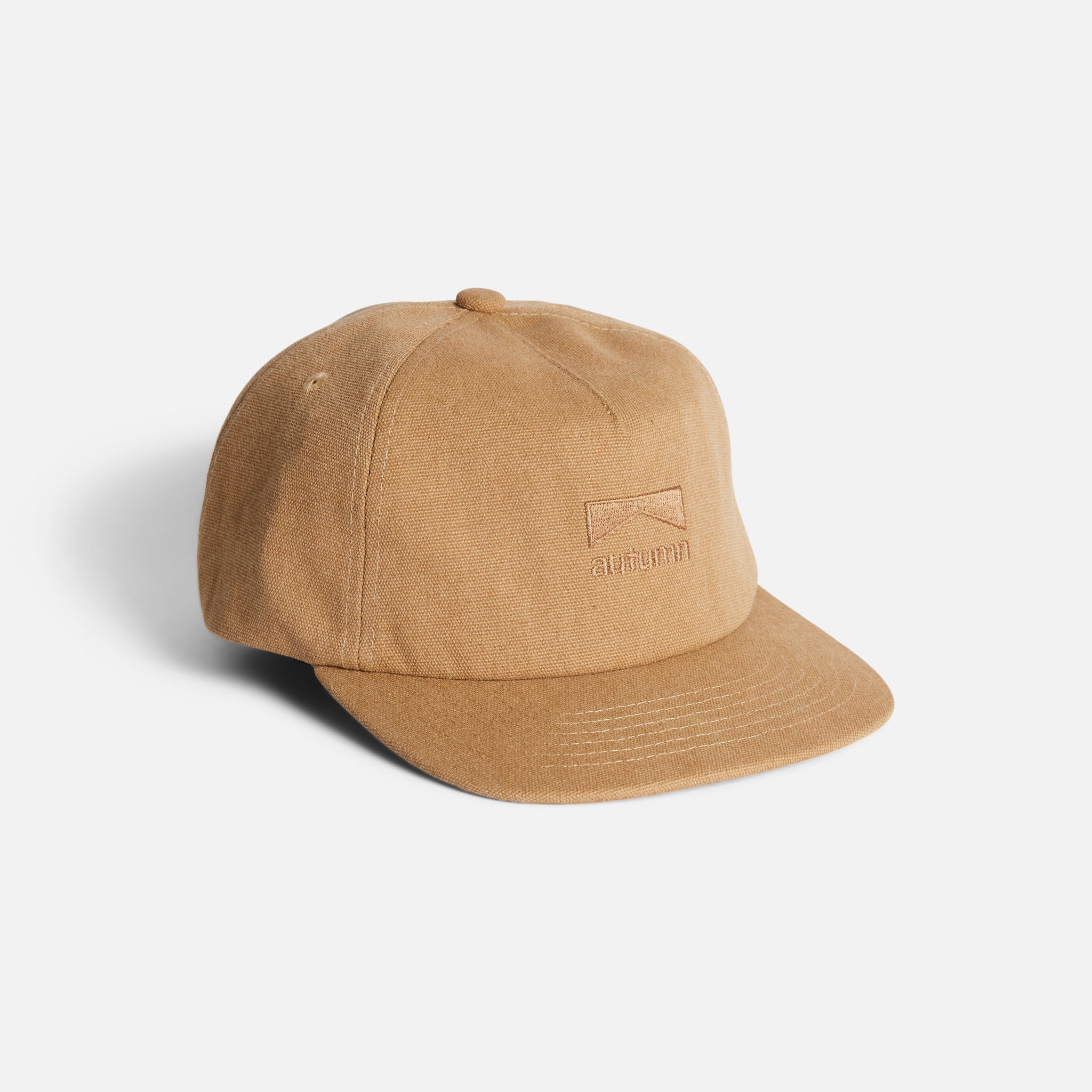 Washed Canvas Strapback - Lt Brown