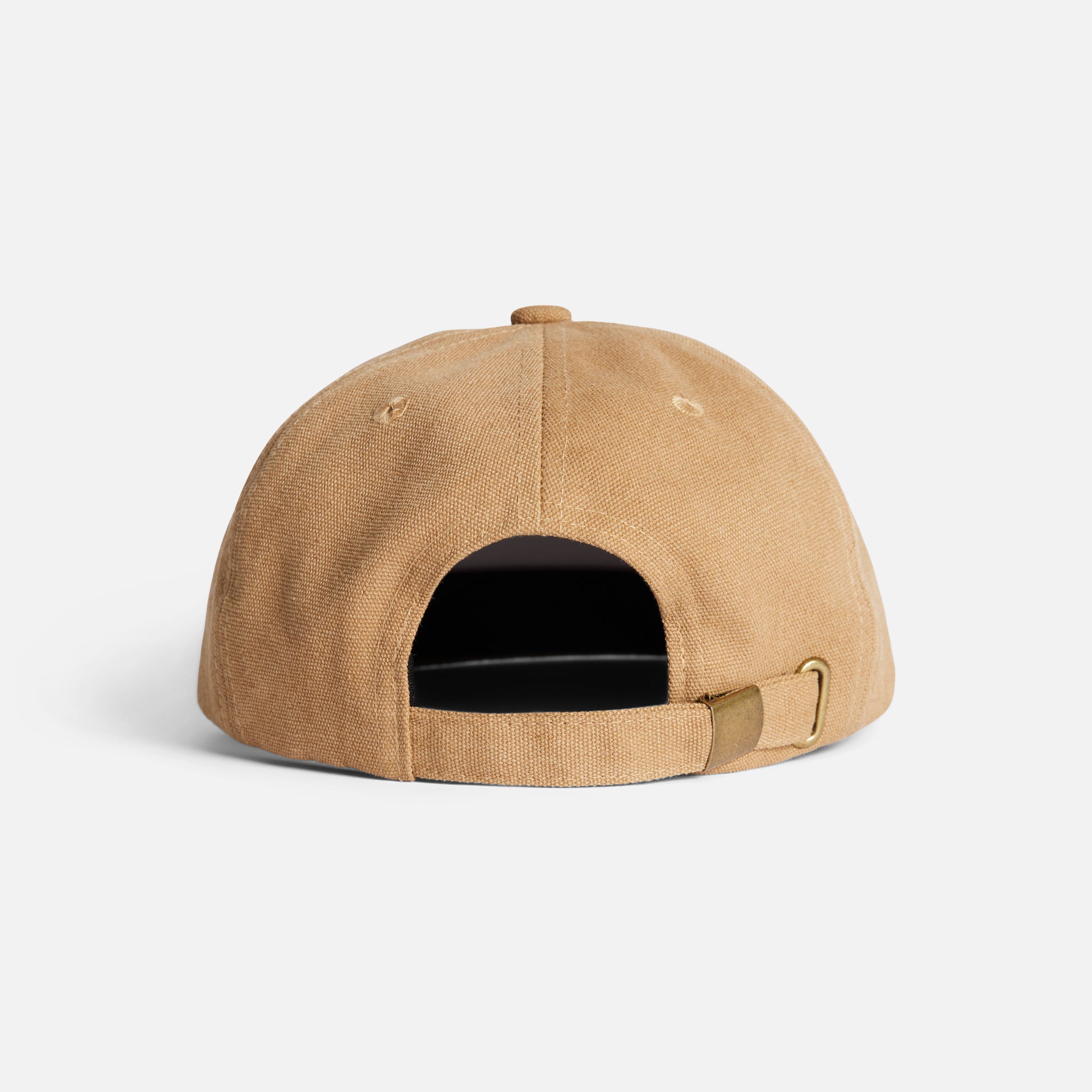 Washed Canvas Strapback - Lt Brown