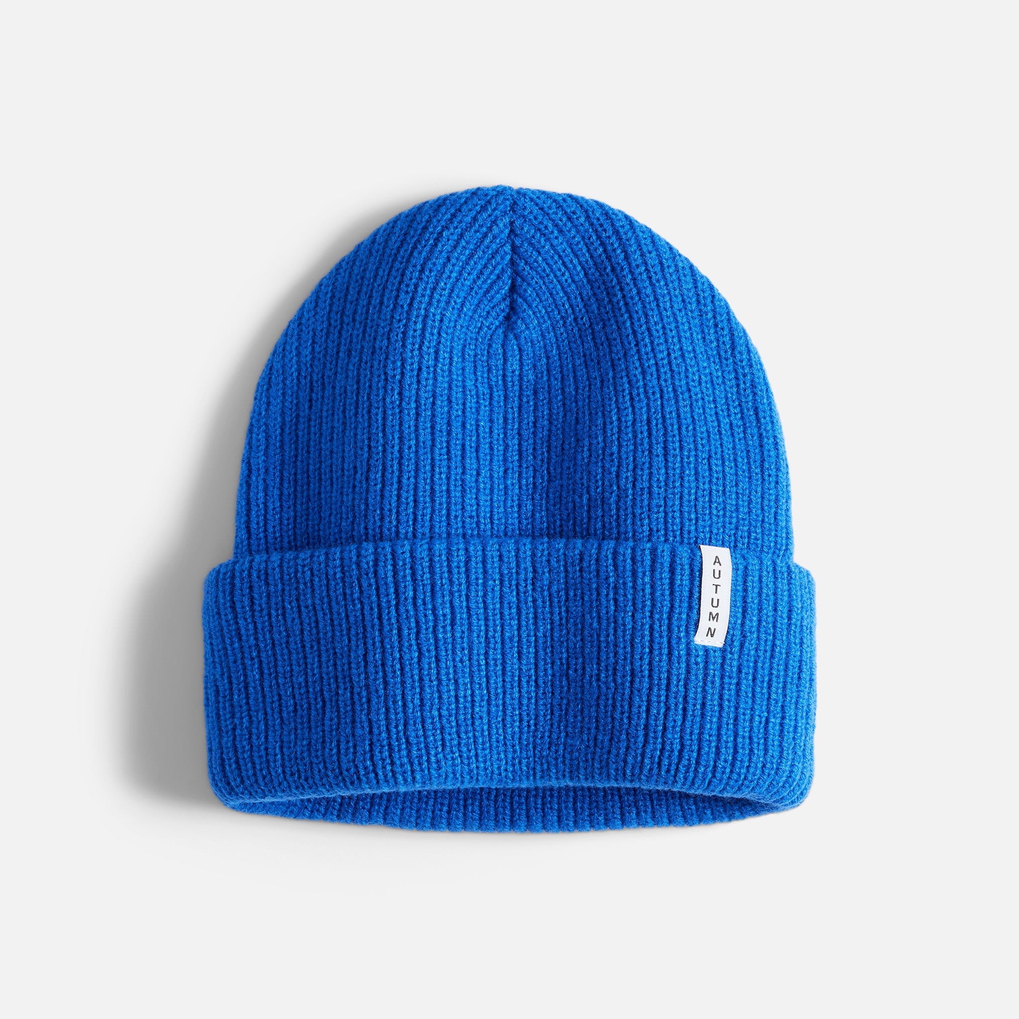 Youth Solid Beanie - Cobalt Blue