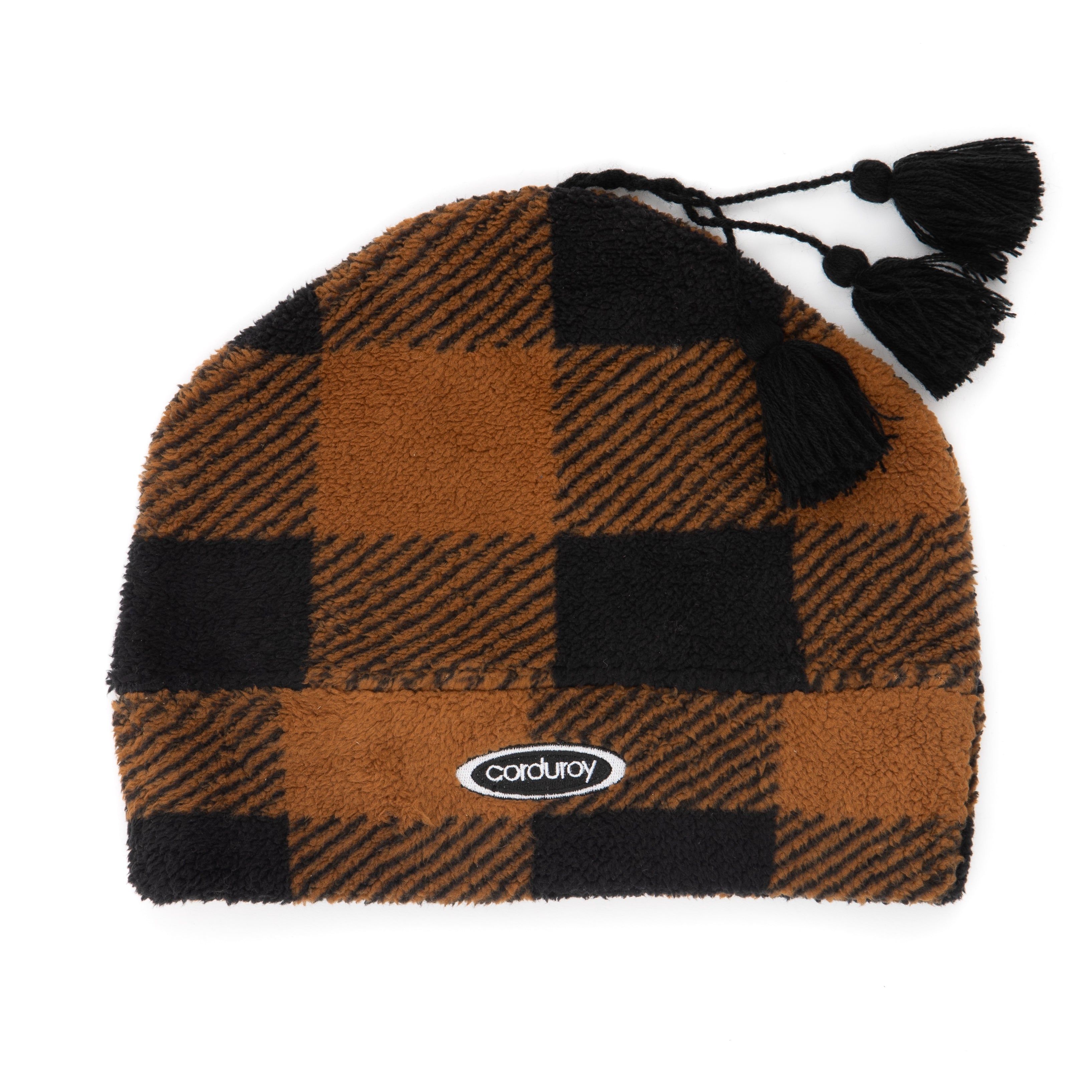 Fleece Tassle - Plaid
