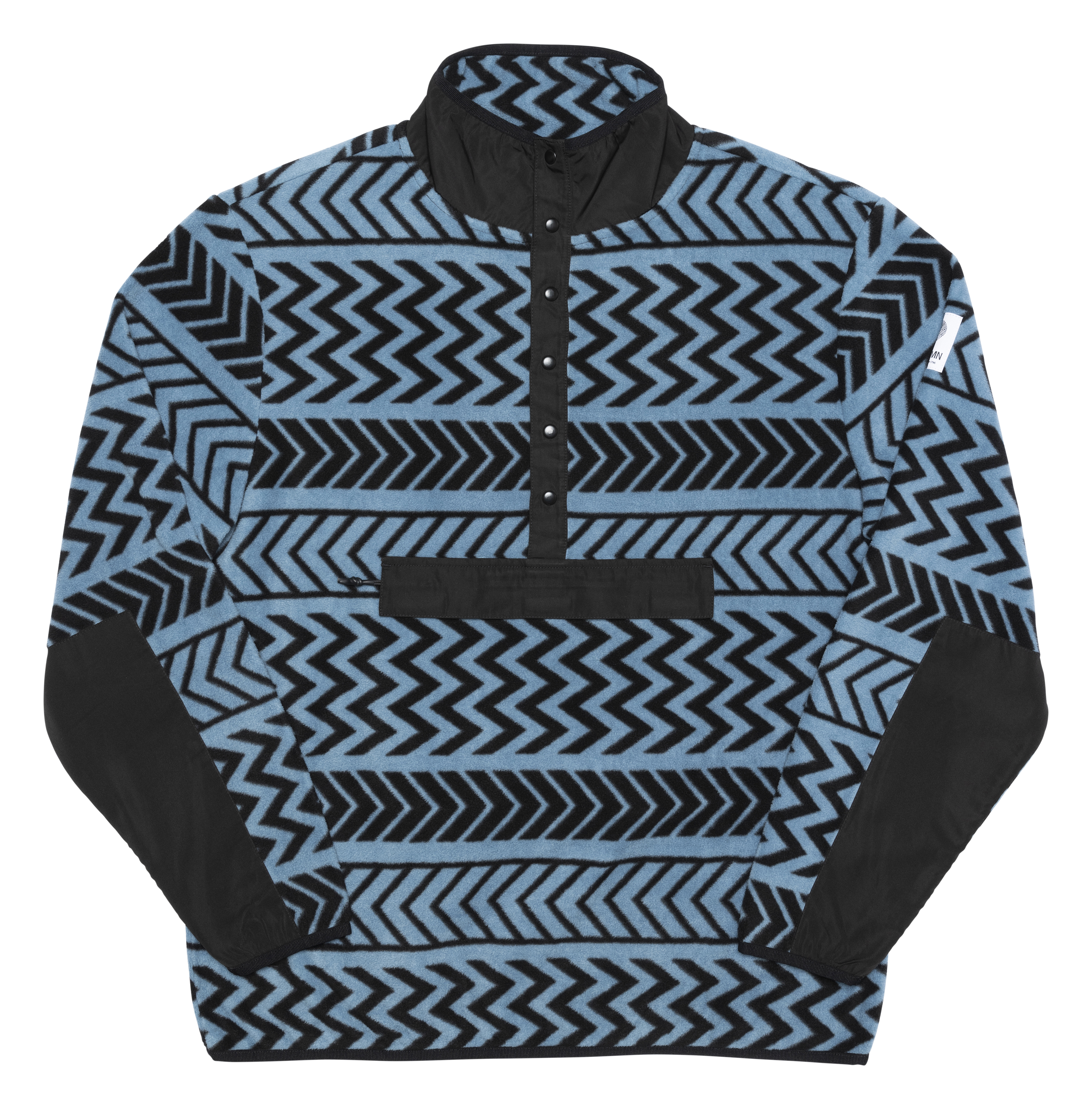 ORB HALF SNAP FLEECE - CHEVRON