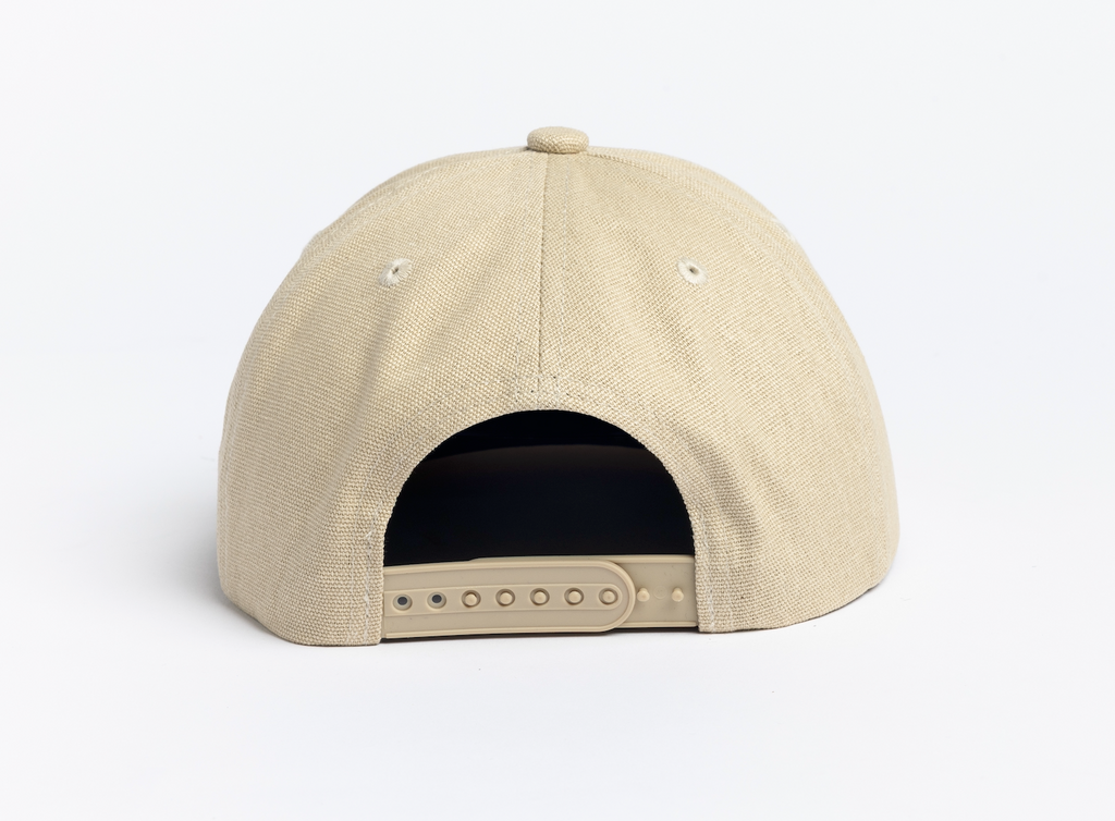 Canvas 5 Panel Snapback - Natural