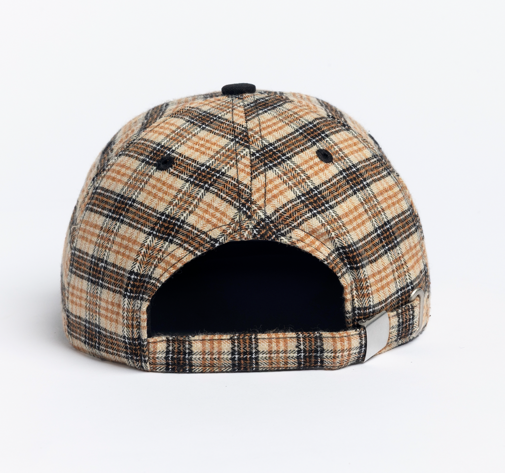 Mixed 5 Panel Strapback -Plaid