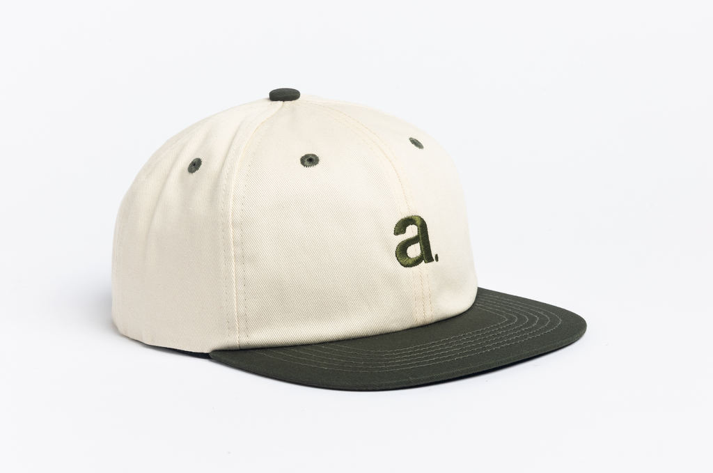 Twill 6 Panel Snapback -Natural