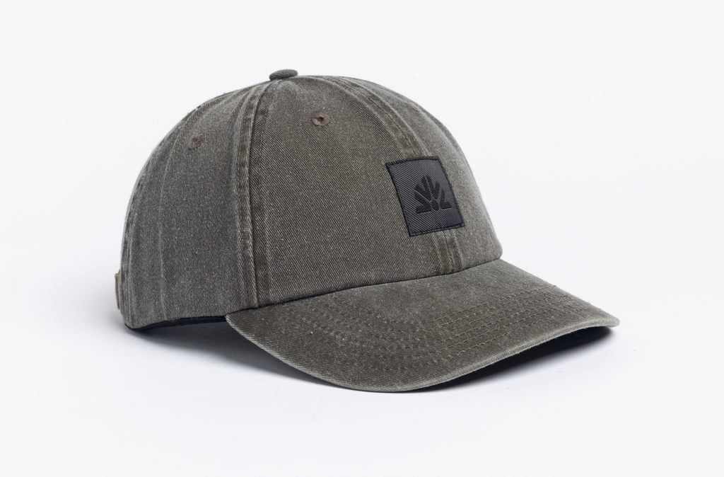 Washed 6 Panel Strapback - Brown