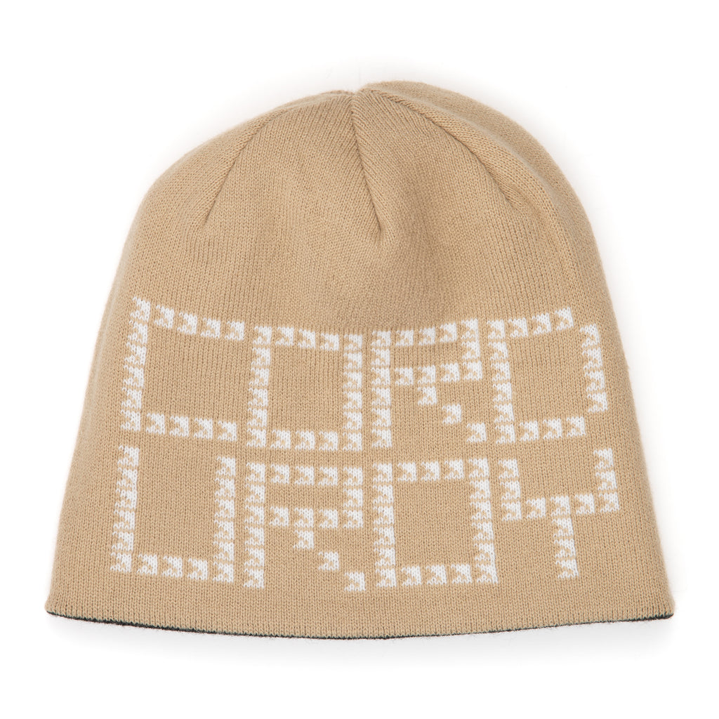 Shadow Plaid Reversible Skully - Khaki