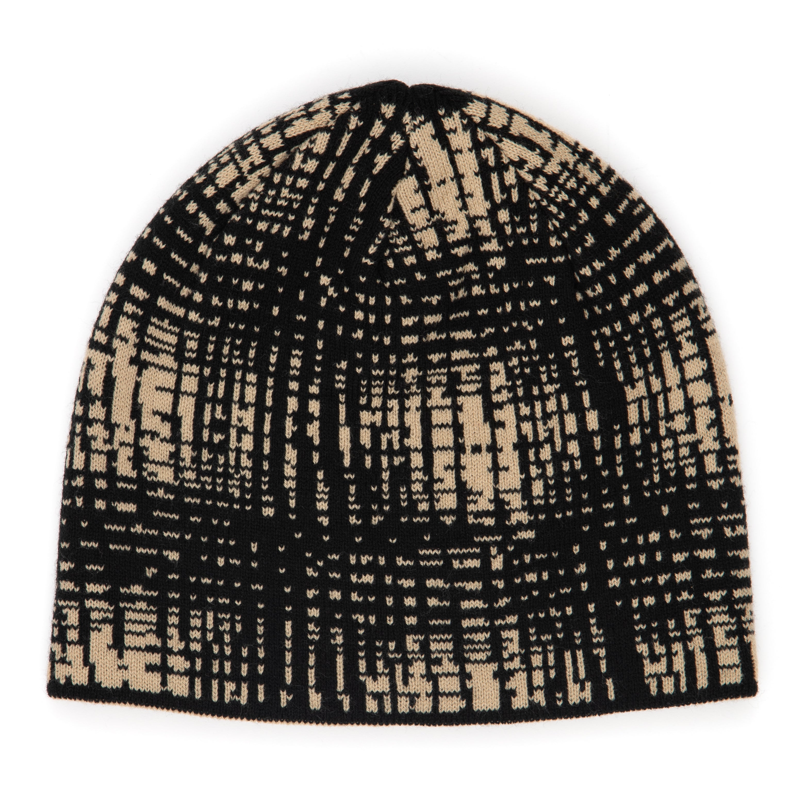 Shadow Plaid Reversible Skully - Khaki