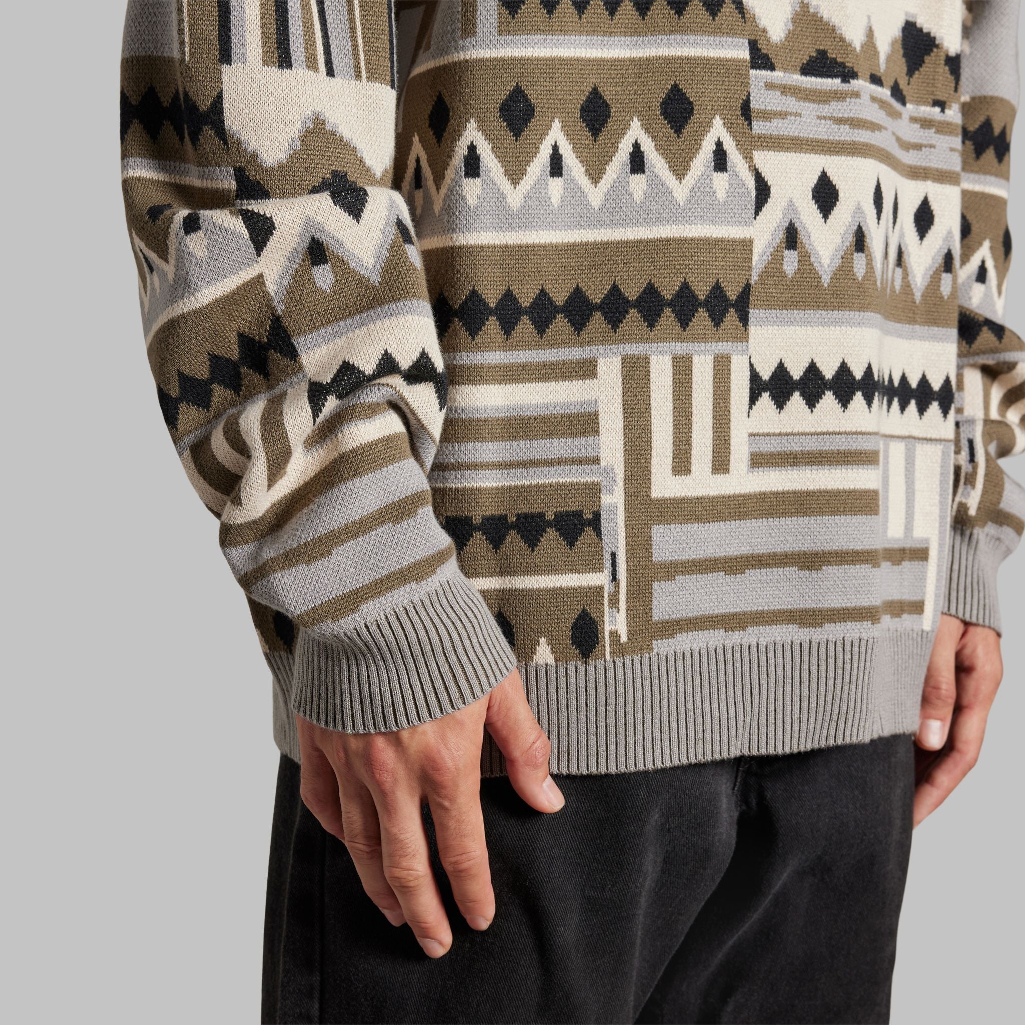 2025 JEFE SWEATER - ARMY