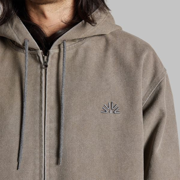 2025 LABOR JACKET - BLACK PIGMENT WASH – autumnheadwear