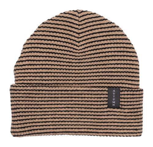 専門店では stripe beanie ニットキャップ/ビーニー - quebreabanca.com.br